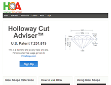 Tablet Screenshot of hollowaycutadviser.com